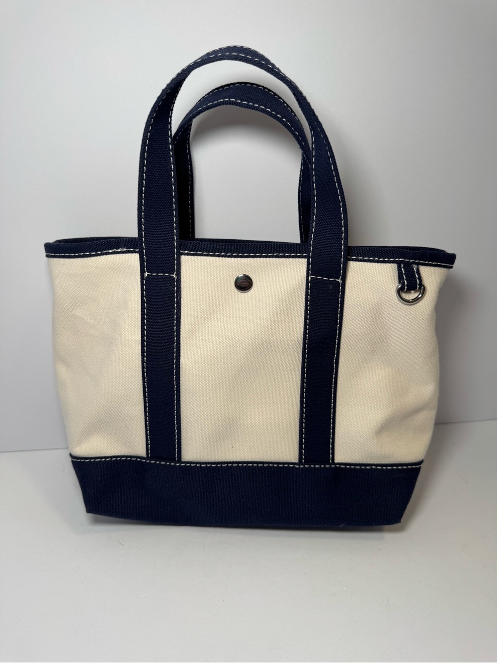 J Crew mini canvas tote NWT
